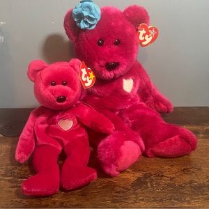 Valentina Ty Beanie Baby and Buddy Bear